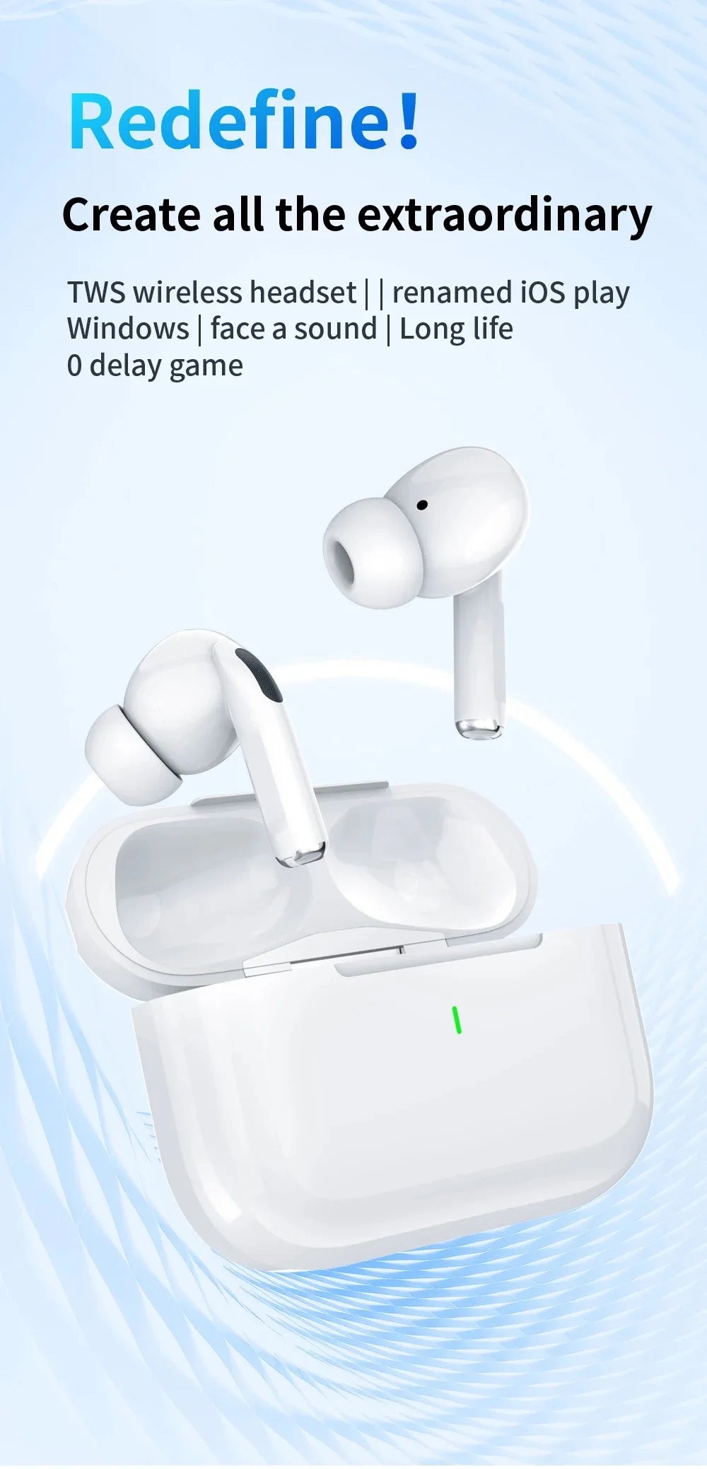 2024 Air Pro True Bluetooth Earphones