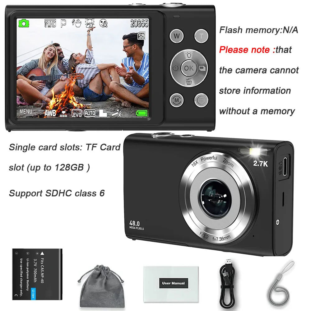 DC402-AF HD Digital Camera 48MP