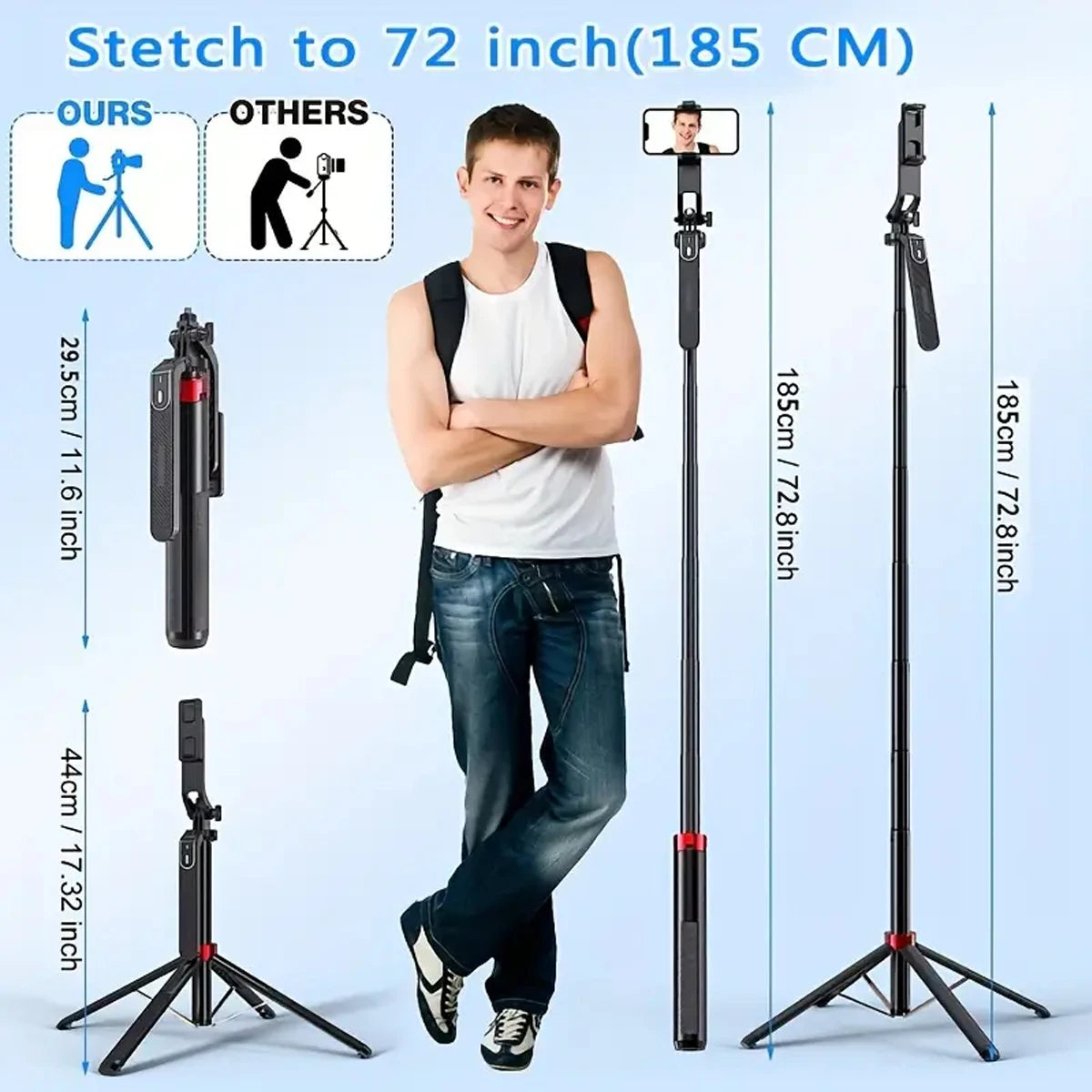 Portable Remote Camera Tripod