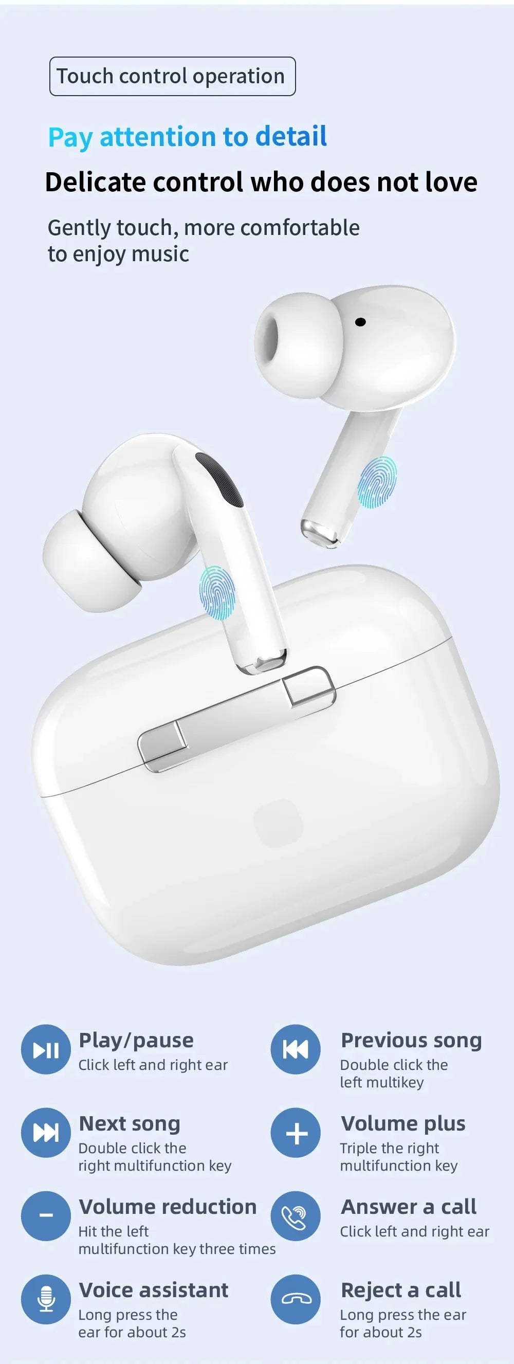 2024 Air Pro True Bluetooth Earphones