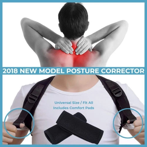 Adjustable Posture Corrector With Back Support