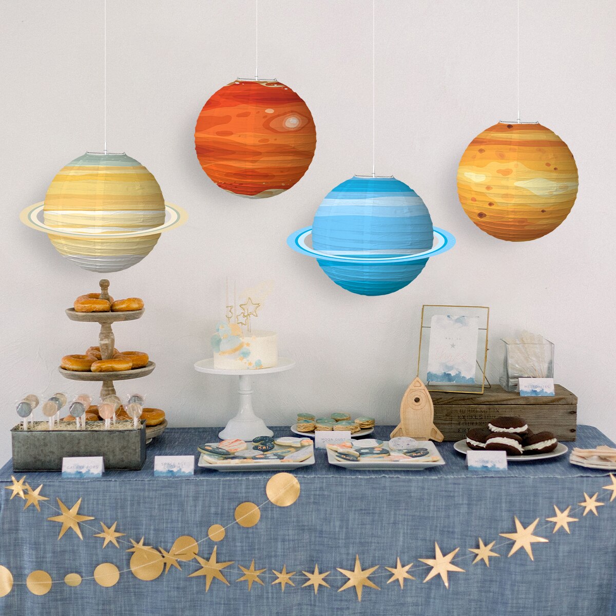 Planet Themed Bedroom Lanterns For Kids