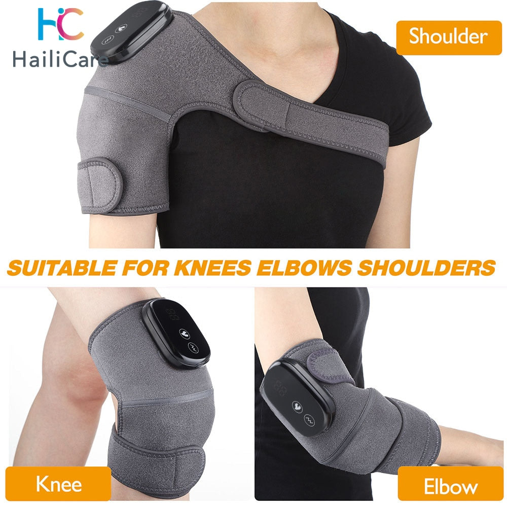 Heat Massaging Shoulder/Elbow/Knee Joint Pain Relief Support Brace