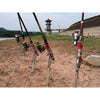 Fishing Rod Holder Stand with Automatic Strike Mechanism